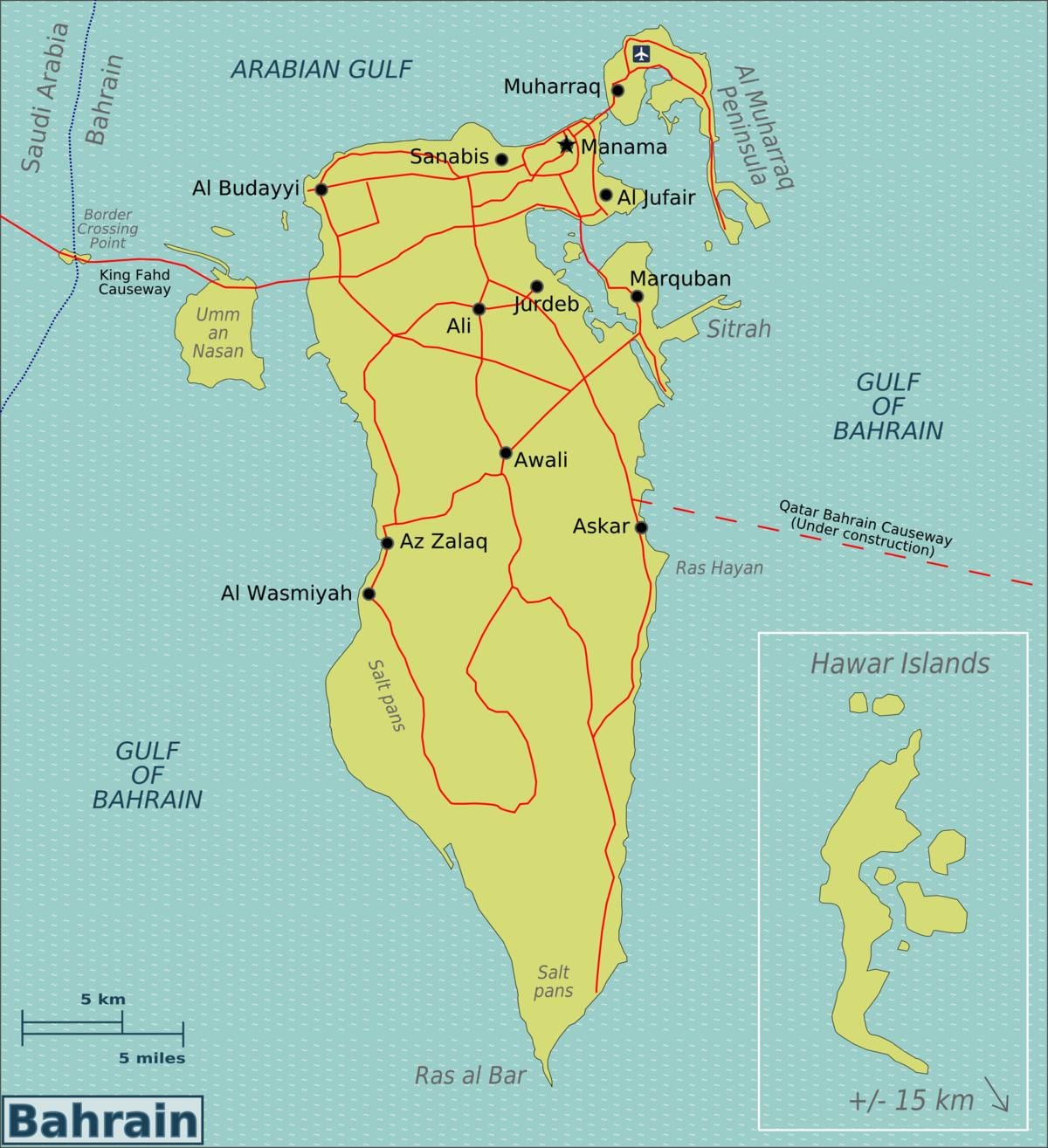 பஹ்ரைன் சர்வதேச விமான பார்க்கிங் வரைபடம்