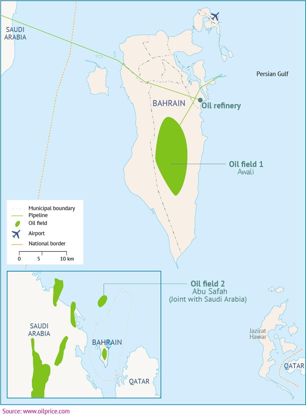 பஹ்ரைன் விமான நிலைய வரைபடம்