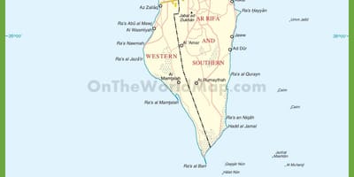 பஹ்ரைன் நகரங்களில் வரைபடம்
