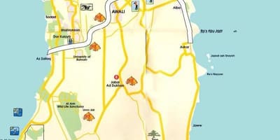 வரைபடம் மனாமா பஹ்ரைன்